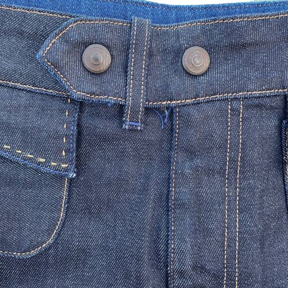 New Citizens Of Humanity Women's Dark Wash A-Line Denim Mini Skirt Size 27 - Picture 10 of 13